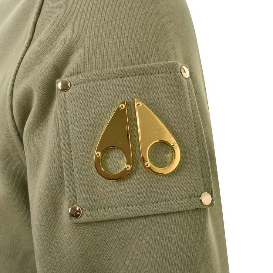 Moose Knuckles Snyder Sweatshirt Green | Mainline Menswear
